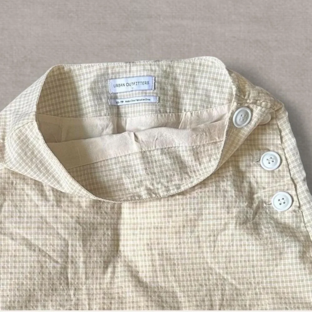 Urban Outfitters Cream Mini Skirt